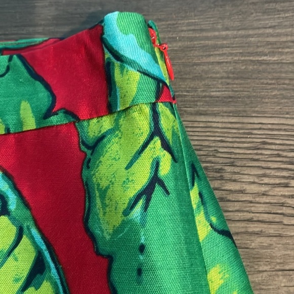 Vineyard Vines Banana Leaf Silk Blend Skirt - Picture 6 of 9